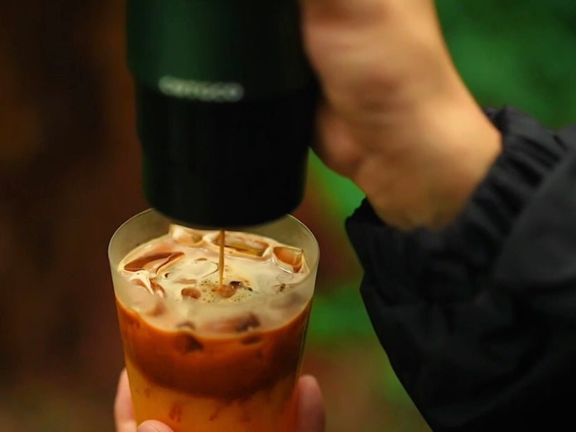 How to Make Espresso Outdoors Without Hot Water or a Stove？