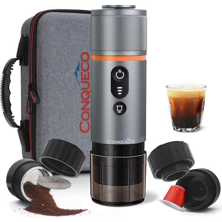 PCM020 Portable Espresso Machines for Travel | Conqueco – CONQUECO