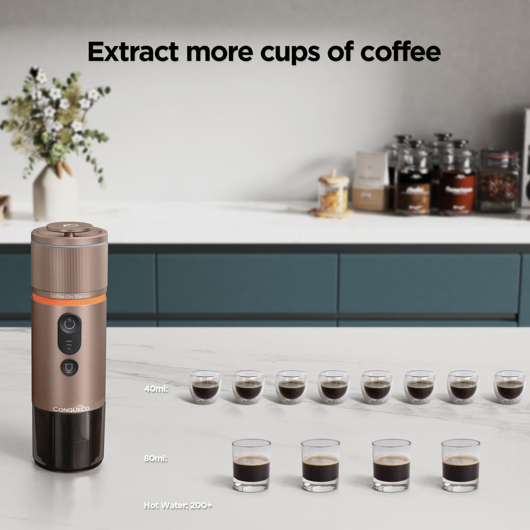 Extract more cups of coffee.