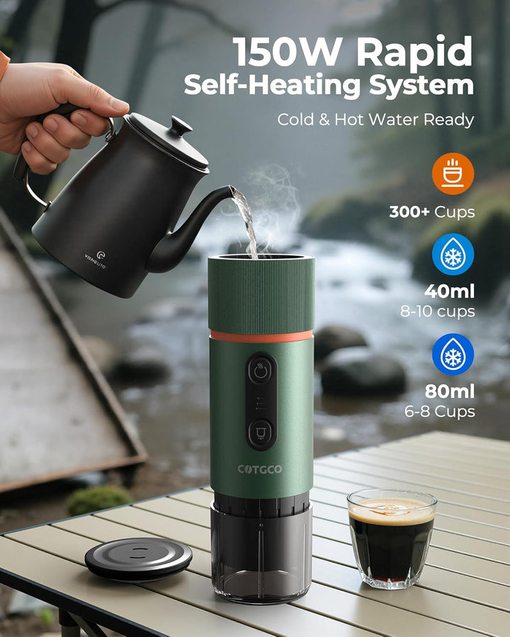 Cotgco 12v Portable Coffee Machine Travel - PCM120
