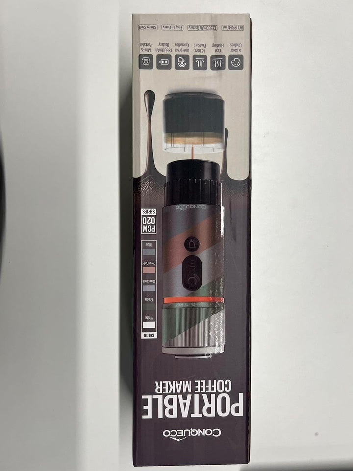 Portable Coffee Maker Kit - With Ground Coffee & NS Capsule