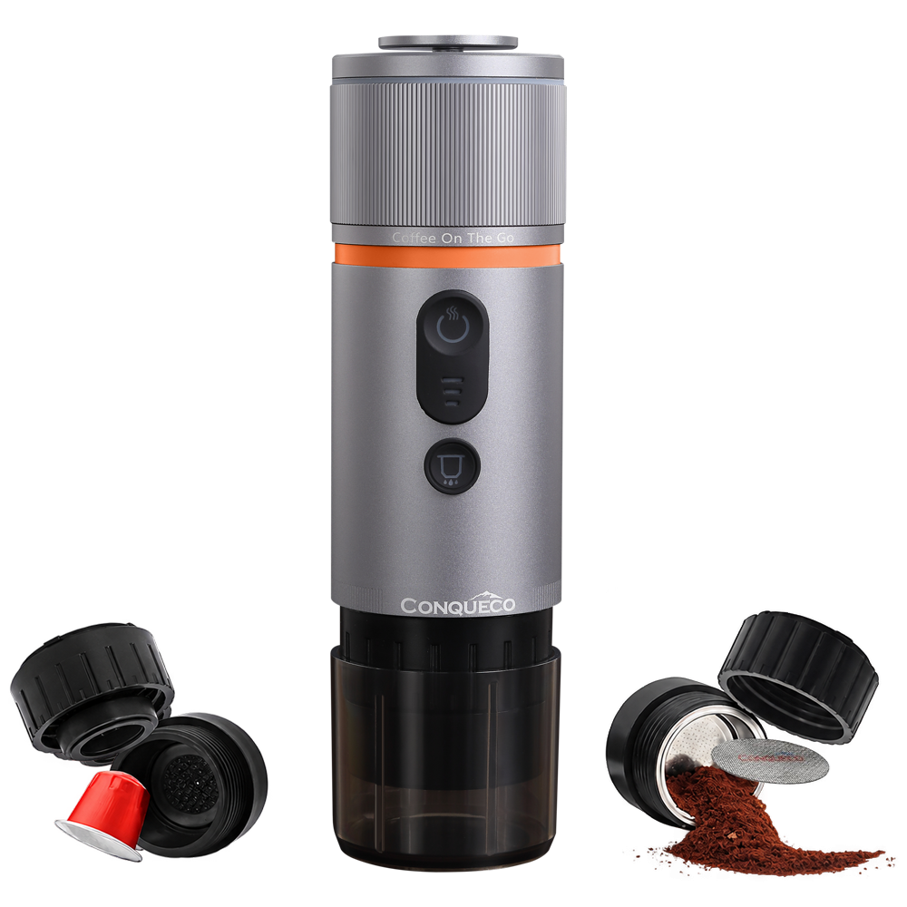 Portable Espresso Maker Kit for Ground & Capsule | Conqueco