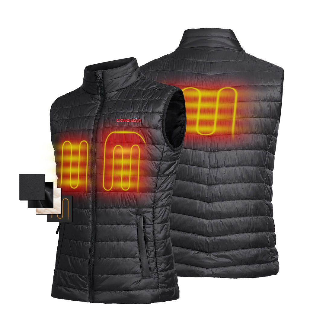 conqueco women heated vest