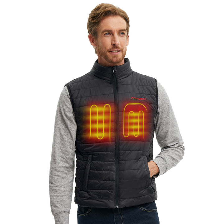 conqueco men heated vest